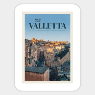 Visit Valletta Sticker